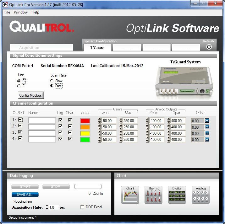 Qualitrol Neoptix Fiber Optic Software Optilink