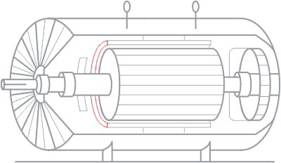 Statorschwingungsüberwachung