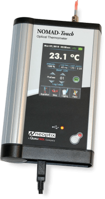 Qualitrol NOMAD-Touch portabler Glasfaser Monitor