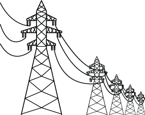 Hochspannungsnetz